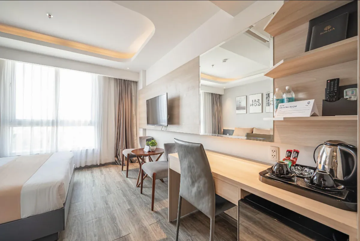 Phòng nghỉ tại Cozrum – Khi sự tối giản gặp gỡ cảm giác ấm cúng – Review Khách sạn Cozrum Homes - Sonata Residence (3)