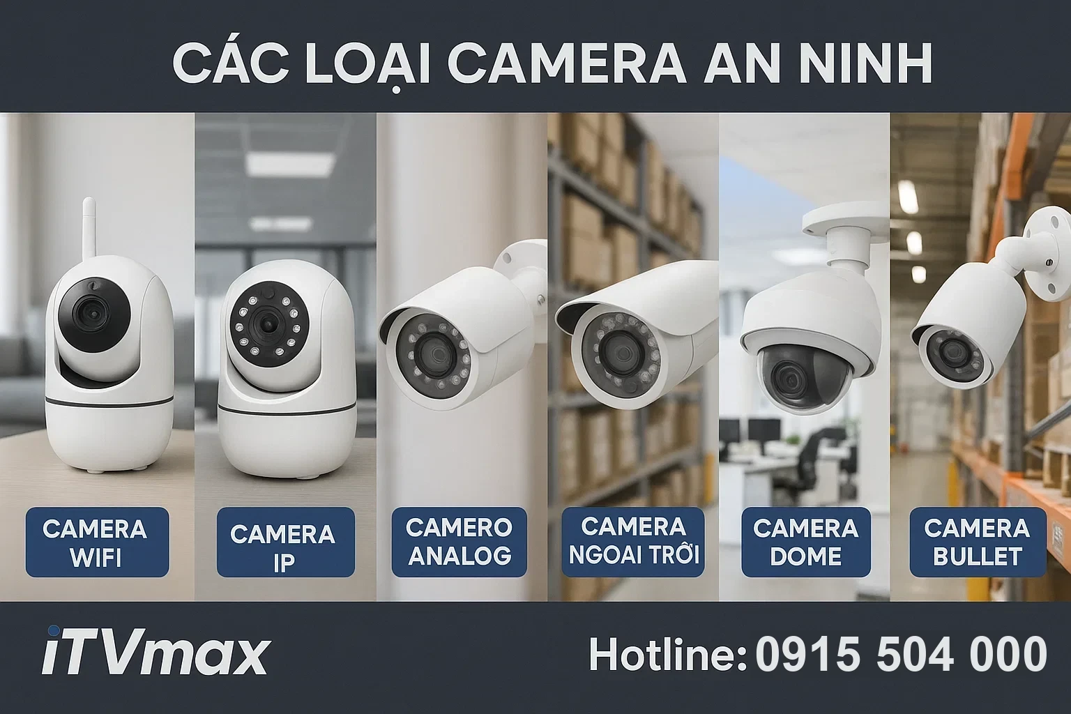 Danh sách các loại camera An ninh
