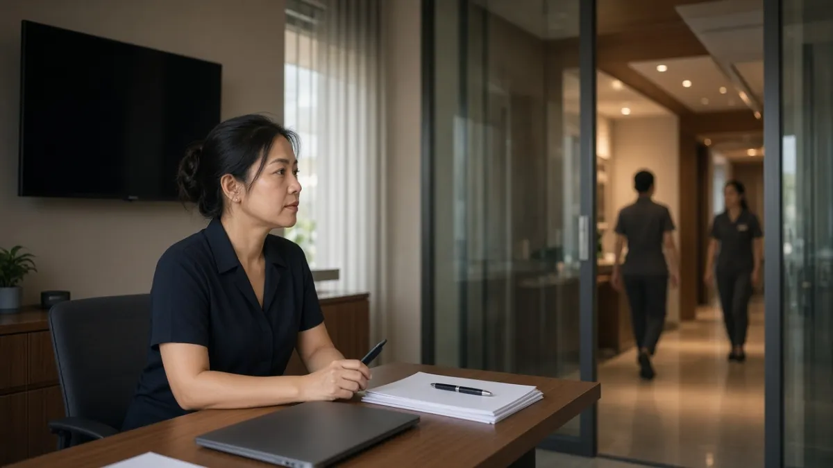 Quản lý khách sạn Việt Nam tại văn phòng hậu trường Đà Nẵng, cân nhắc chọn phần mềm quản lý nhân sự phù hợp.
