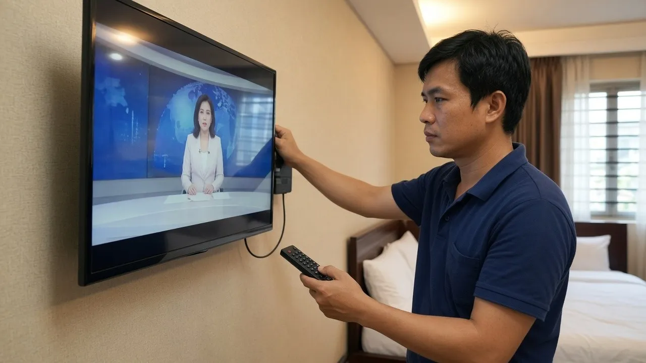 5 Mẹo Khắc Phục Lỗi Thường Gặp Trên TV Khách Sạn
