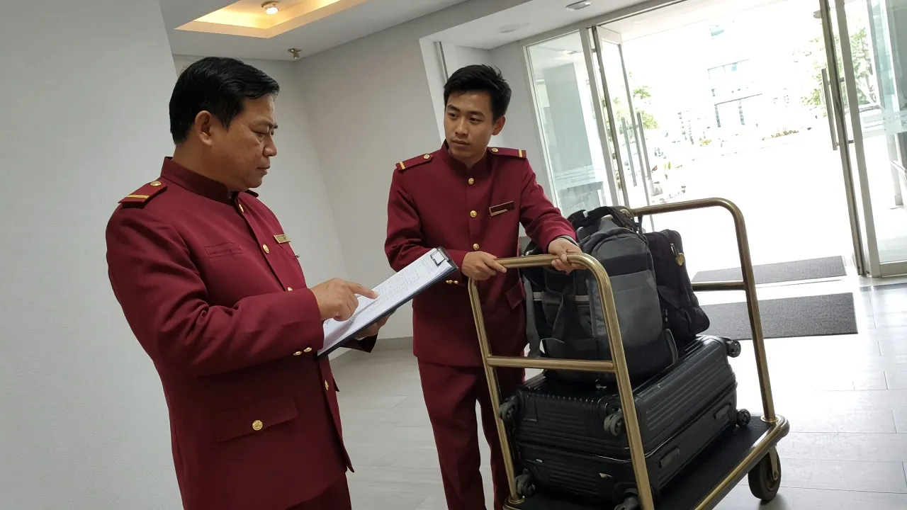 Bell Captain là gì? Nhiệm vụ, quy trình hành lý, thu nhập