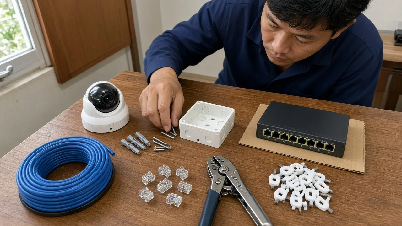 Các Phụ Kiện Cần Có Khi Lắp Camera An Ninh 2025