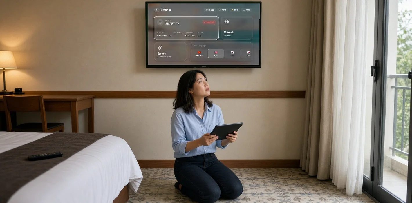 Cách mở khóa Hotel Mode TV Samsung không cần remote gốc