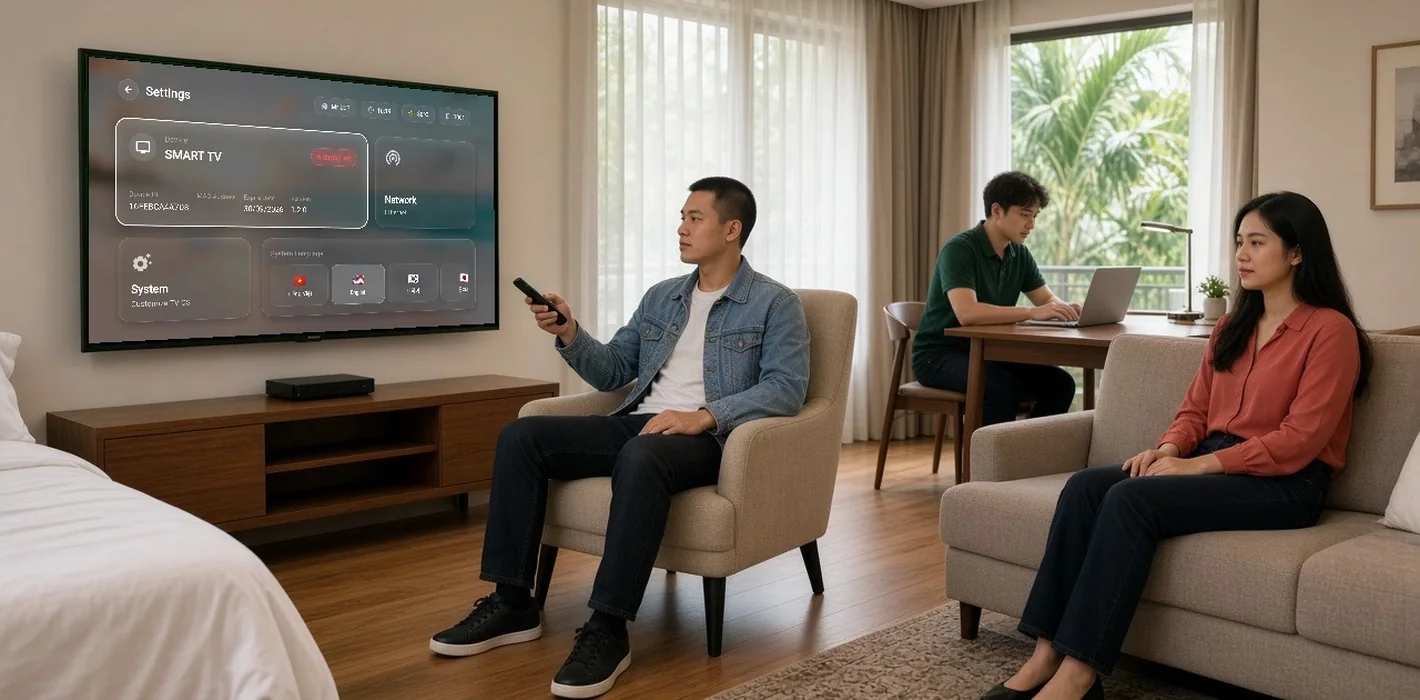 Cài đặt logo khởi động TV khách sạn – Khẳng định thương hiệu