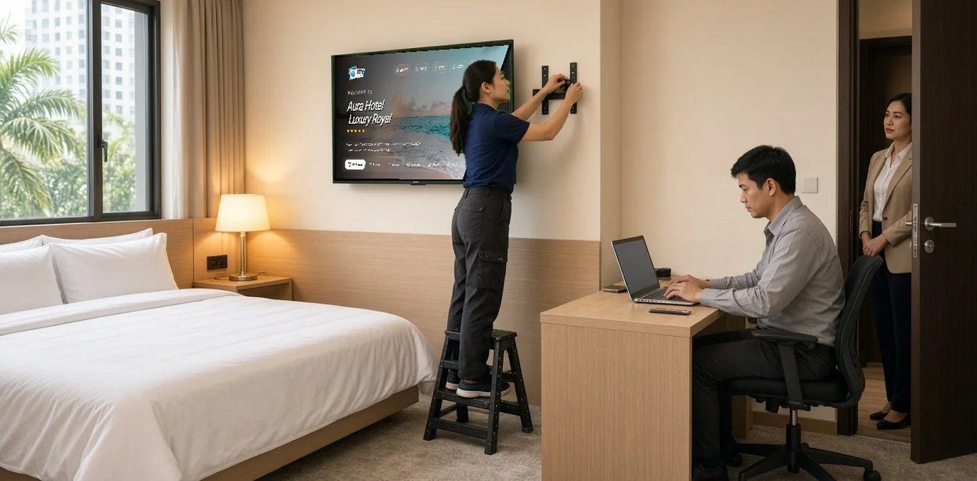 Cung cấp và lắp đặt hệ thống Hotel TV cho khách sạn