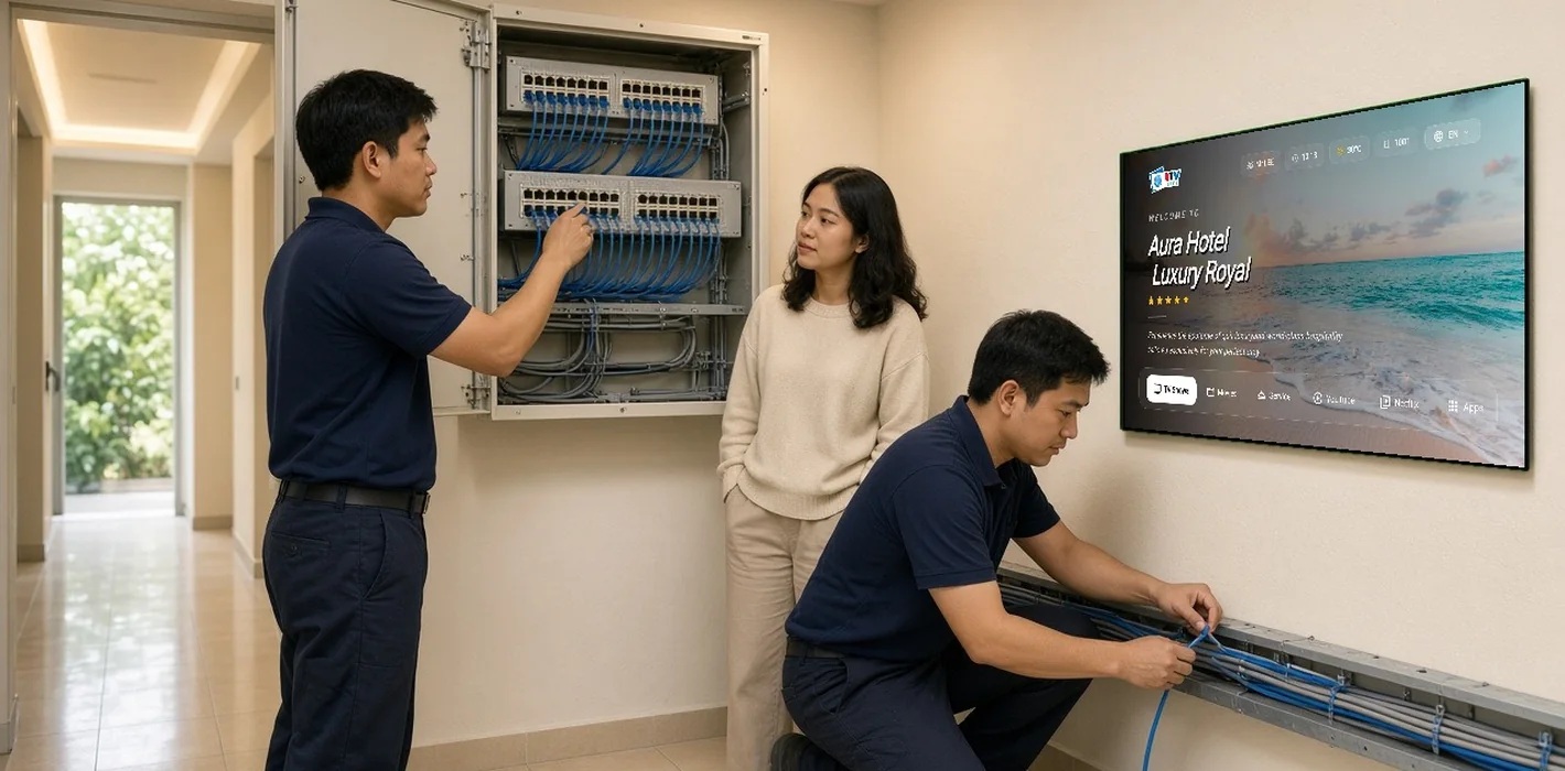 Lắp Đặt Hệ Thống Điện Nhẹ Chuyên Nghiệp Cho Khách Sạn