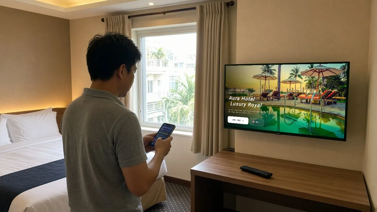 Checklist Kỹ Thuật Trước Check-in – TV & Wi-Fi Sẵn Sàng