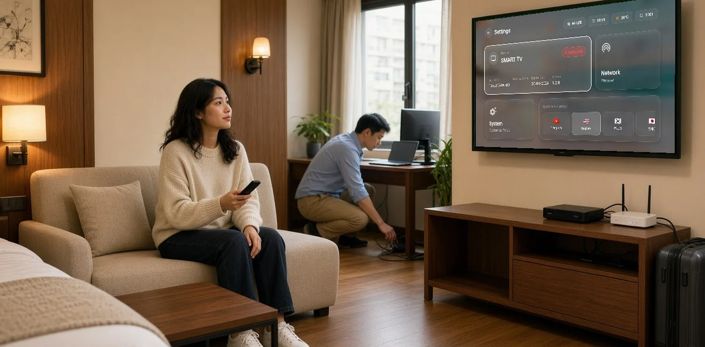 Chuyển đổi từ TV truyền thống sang hệ thống IPTV khách sạn