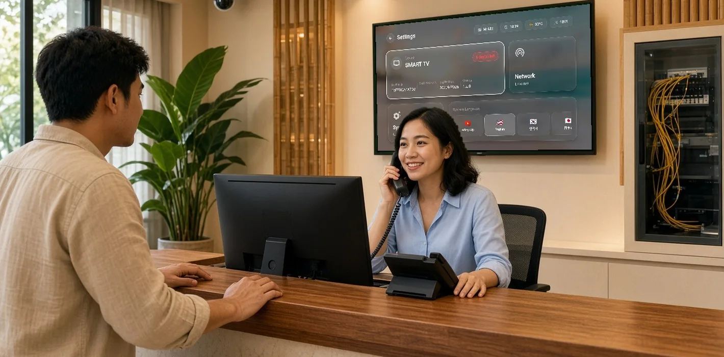 Combo IPTV – Camera – VoIP Trên Cáp Quang Cho Khách Sạn
