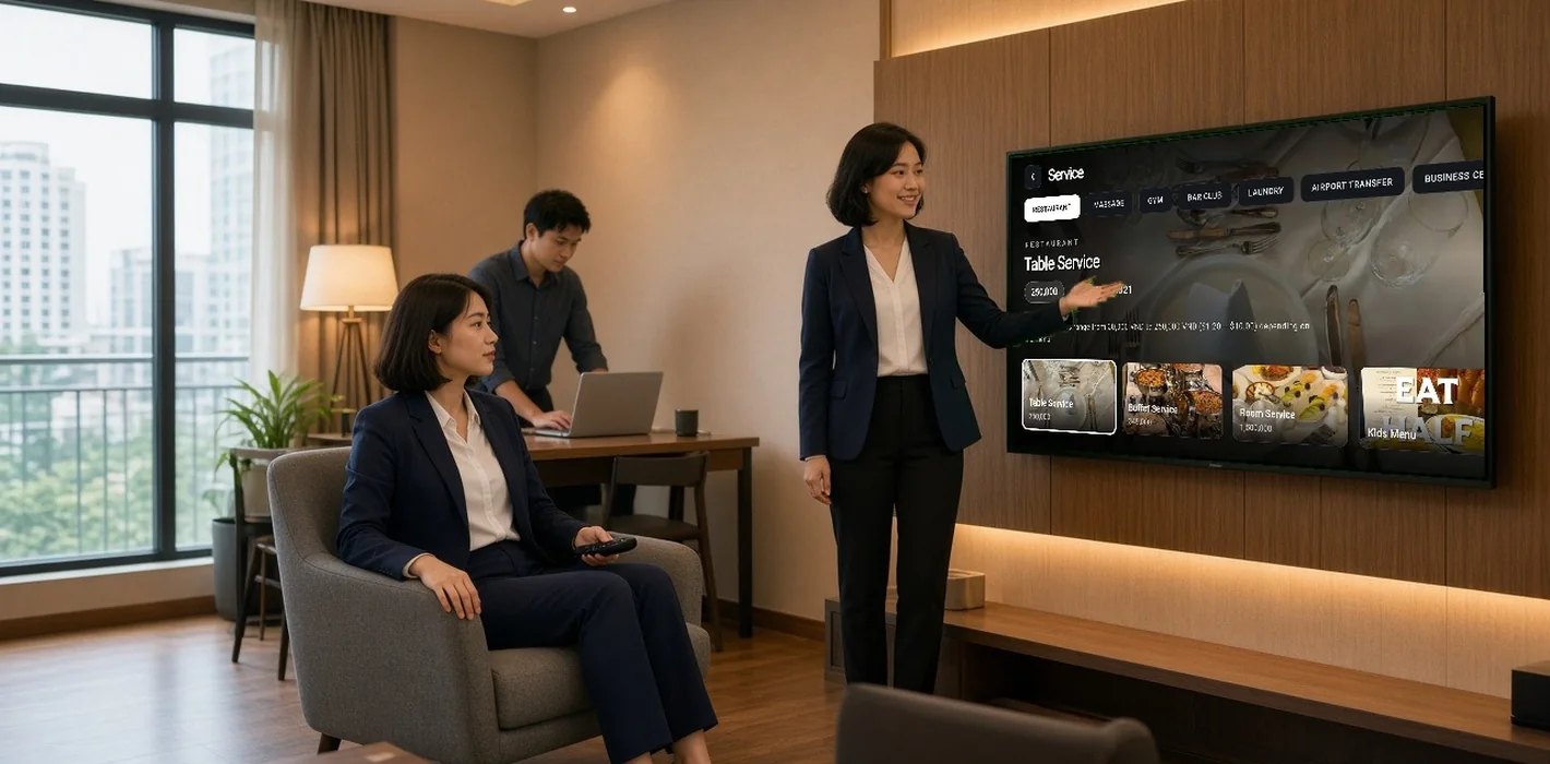 Thu Thập Phản Hồi Khách Sạn Qua Smart TV Với ITVhotel