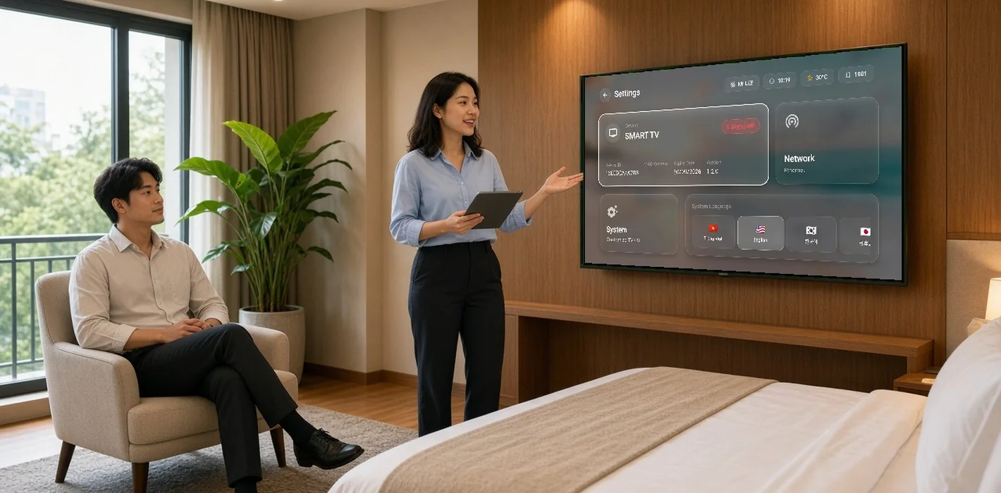 Gửi khảo sát đánh giá khách ngay trên IPTV khách sạn