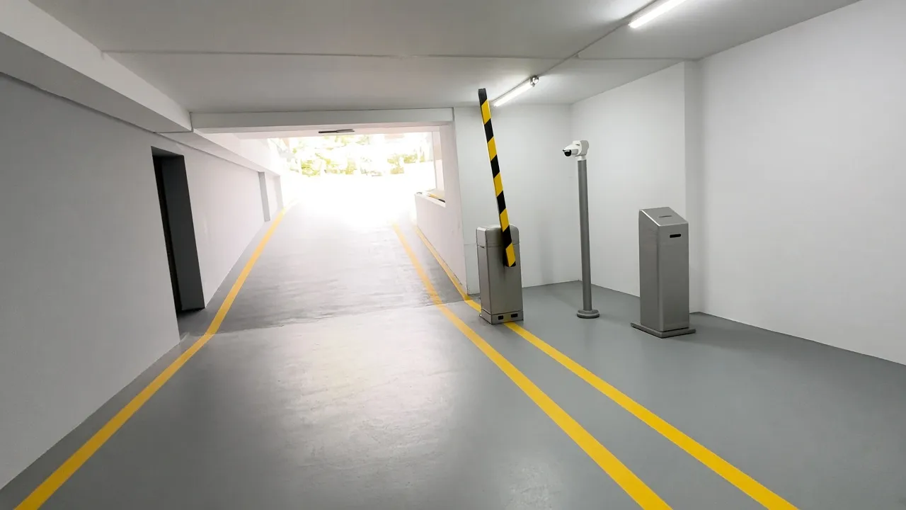 Bãi Đỗ Xe Thông Minh (Smart Parking) Khách Sạn Qua ELV