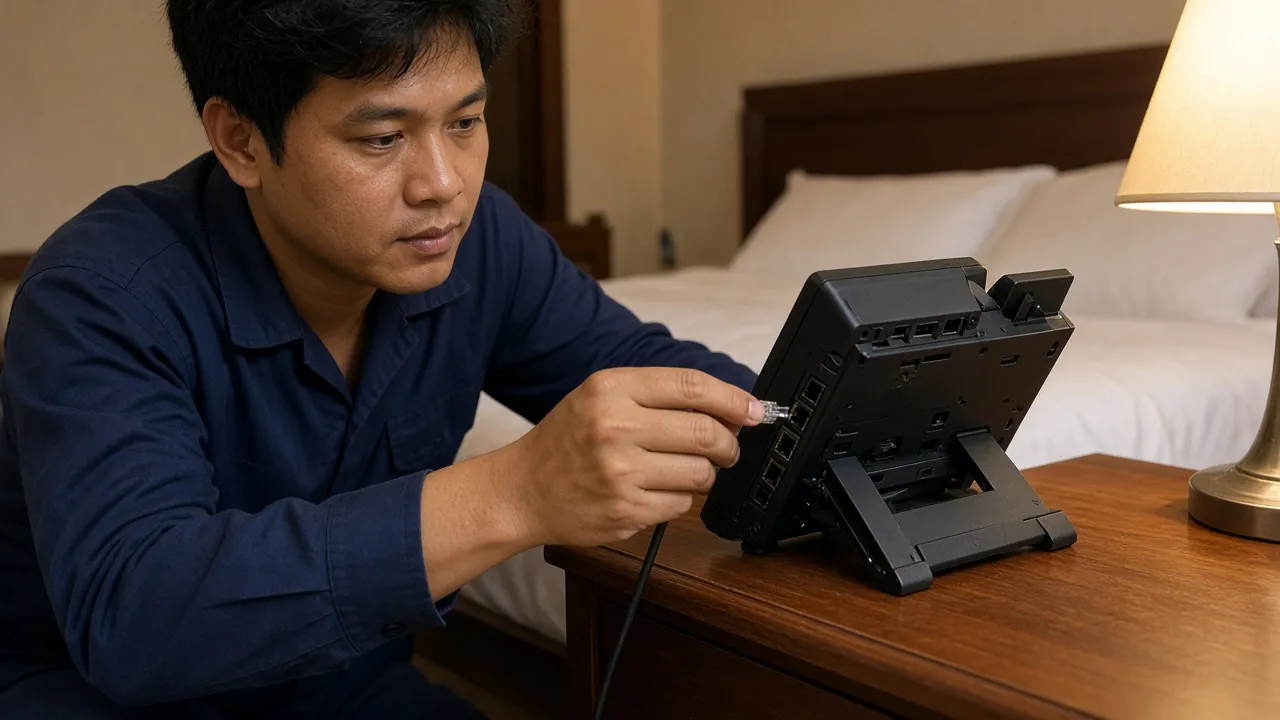 Hệ Thống Điện Thoại Nội Bộ (PBX – IP Phone) Trong Khách Sạn