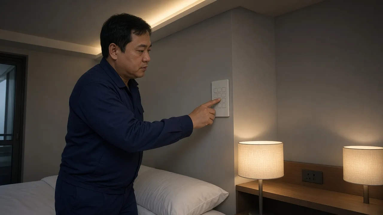 Điều Khiển Ánh Sáng Khách Sạn Qua ELV (Lighting Control)