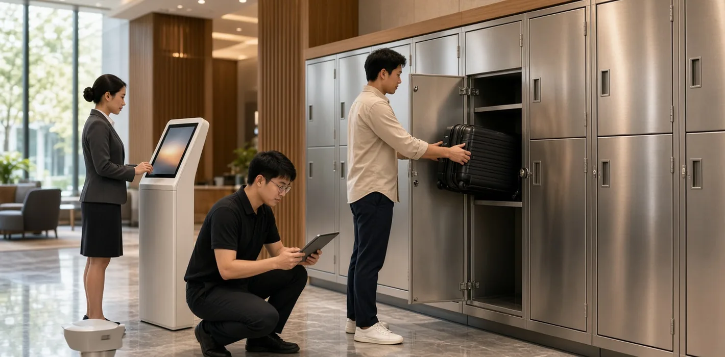Hệ thống giữ hành lý & check-in không tiếp xúc