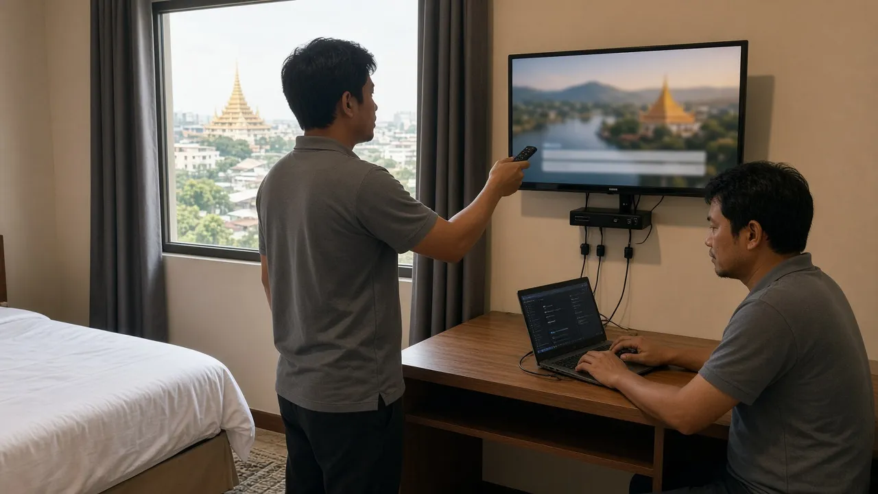 Hệ thống IPTV khách sạn tại Lào: triển khai từ Việt Nam