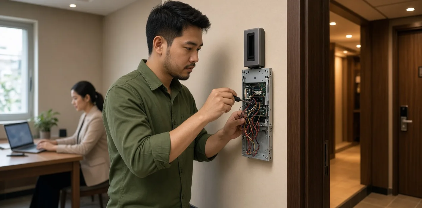 Hệ Thống Kiểm Soát Ra Vào & Khoá Từ Khách Sạn - 0356710036