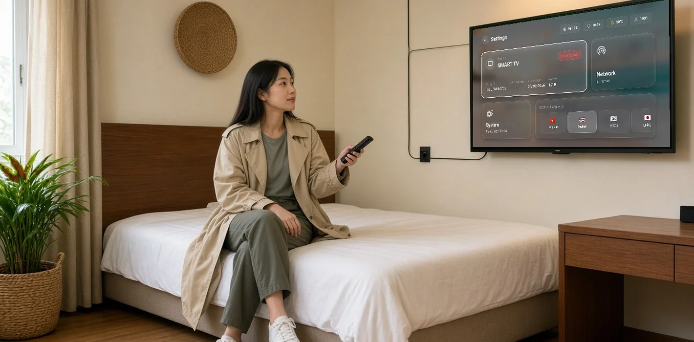Hệ thống truyền hình nội bộ RF trong khách sạn