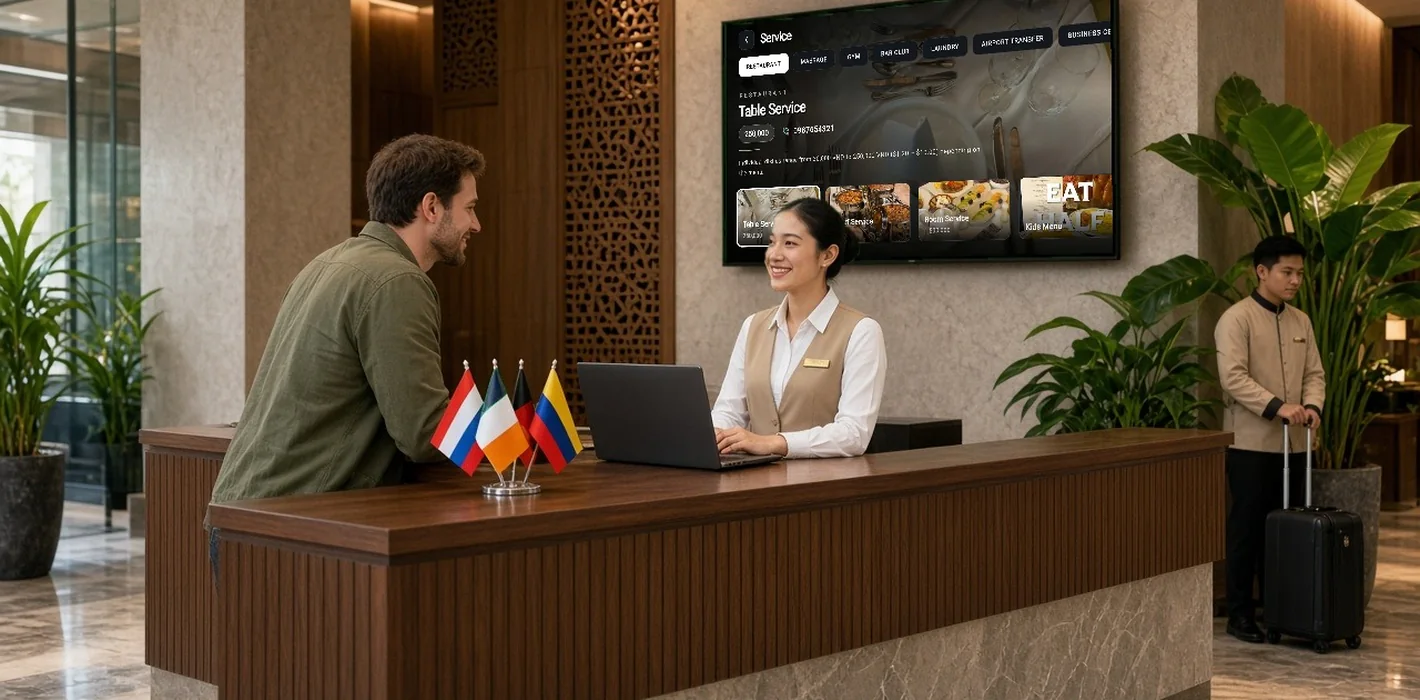 Hỗ Trợ Đa Ngôn Ngữ, Quảng Cáo Nội Bộ Trên TV