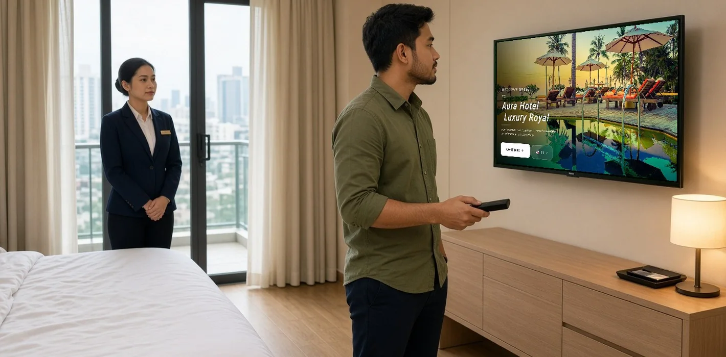 Hướng Dẫn Cách Bật/Tắt Chế Độ Hotel Mode Trên TV Khách Sạn