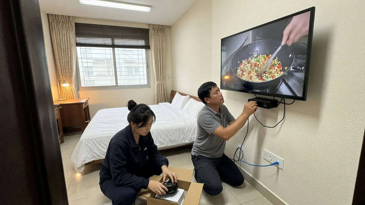 Hướng Dẫn Lắp Đặt Truyền Hình Khách Sạn Từ A–Z