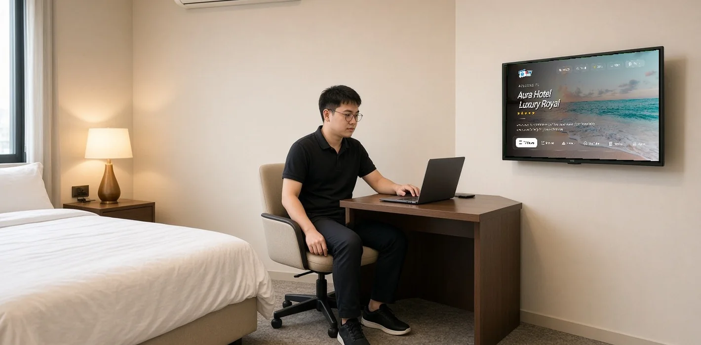Khôi phục cấu hình TV khách sạn sau khi bị reset