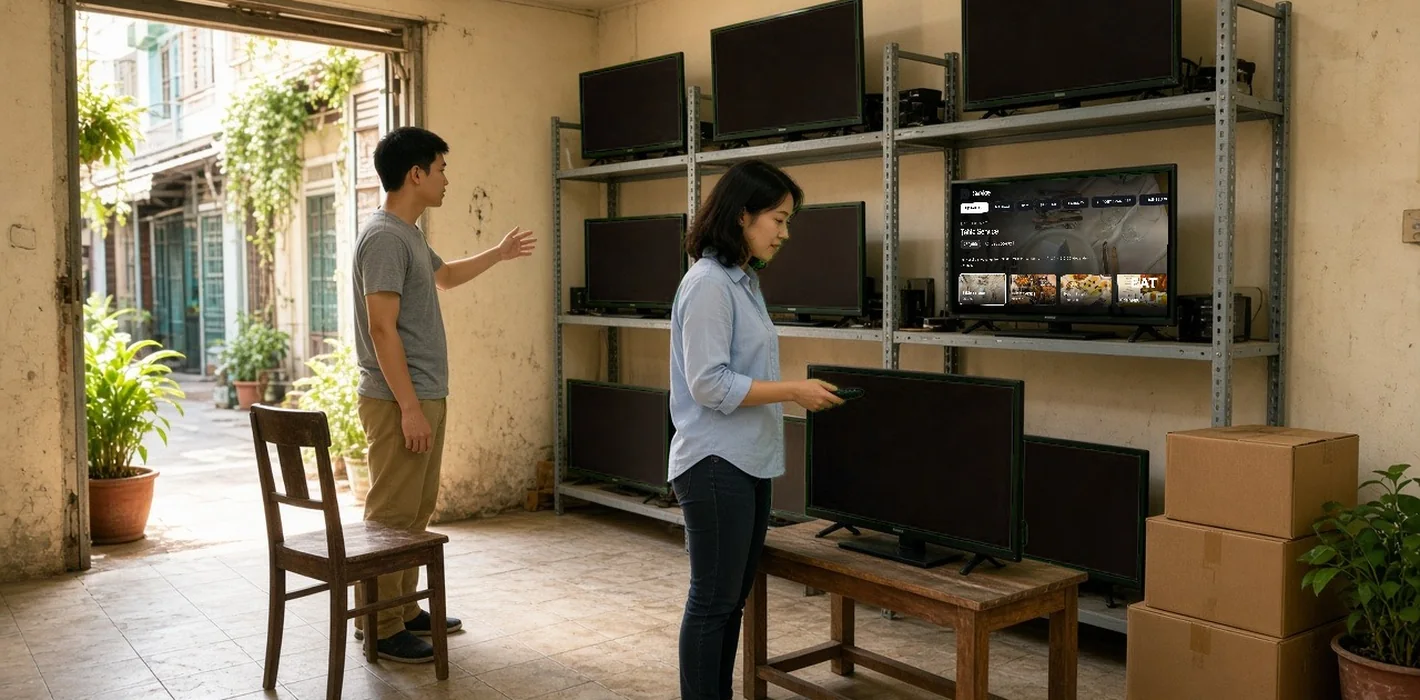 Mua Tivi Cũ Cho Homestay, Nhà Trọ, Văn Phòng Tại Hà Nội
