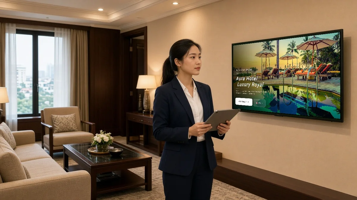 Hotel TV là hệ thống truyền hình thông minh được thiết kế chuyên biệt cho khách sạn