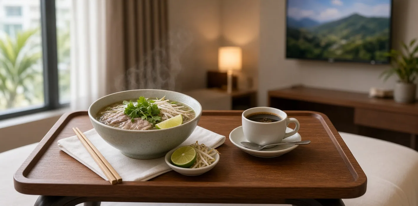 Portal Dịch Vụ Khách Sạn Trên TV: Thực Đơn, Spa, Yêu Cầu Dọn Phòng
