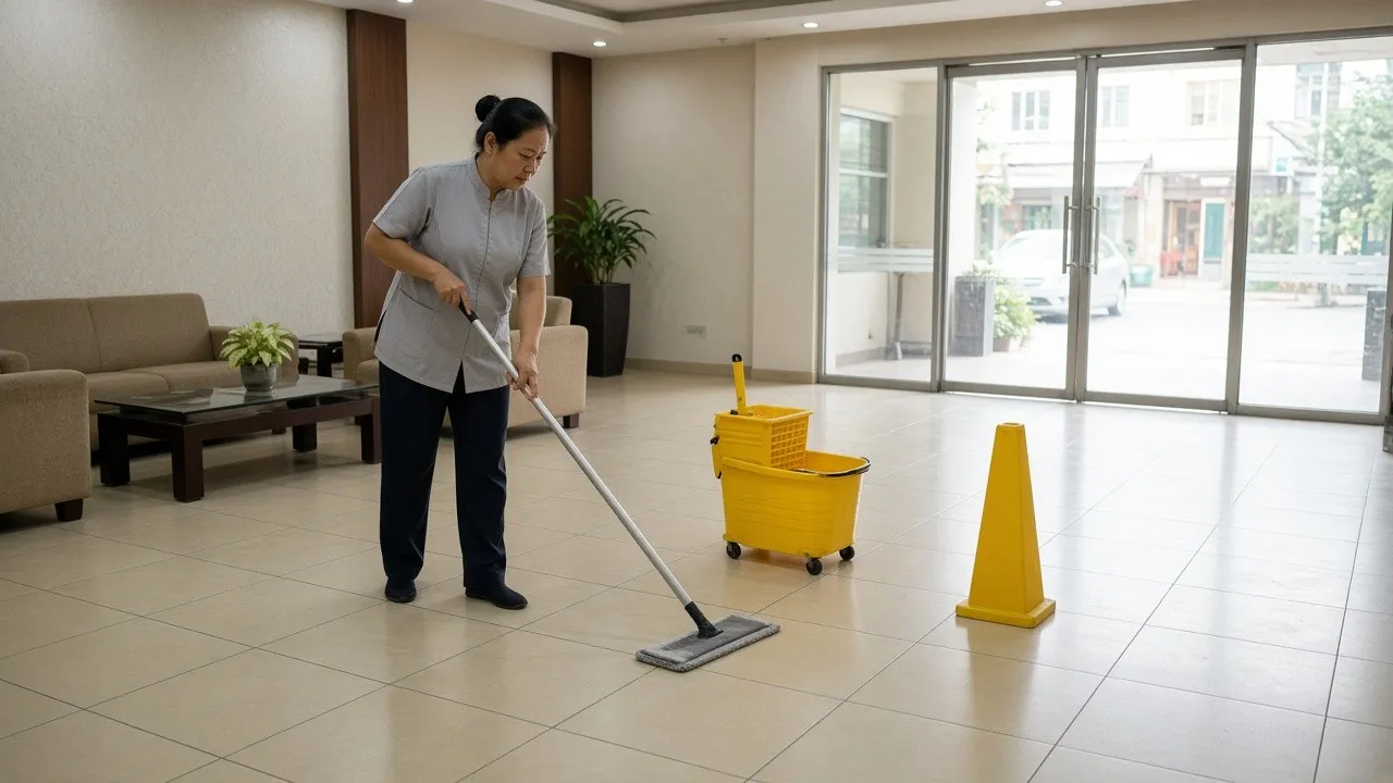 Public Area Attendant – Giữ sạch không gian chung khách sạn