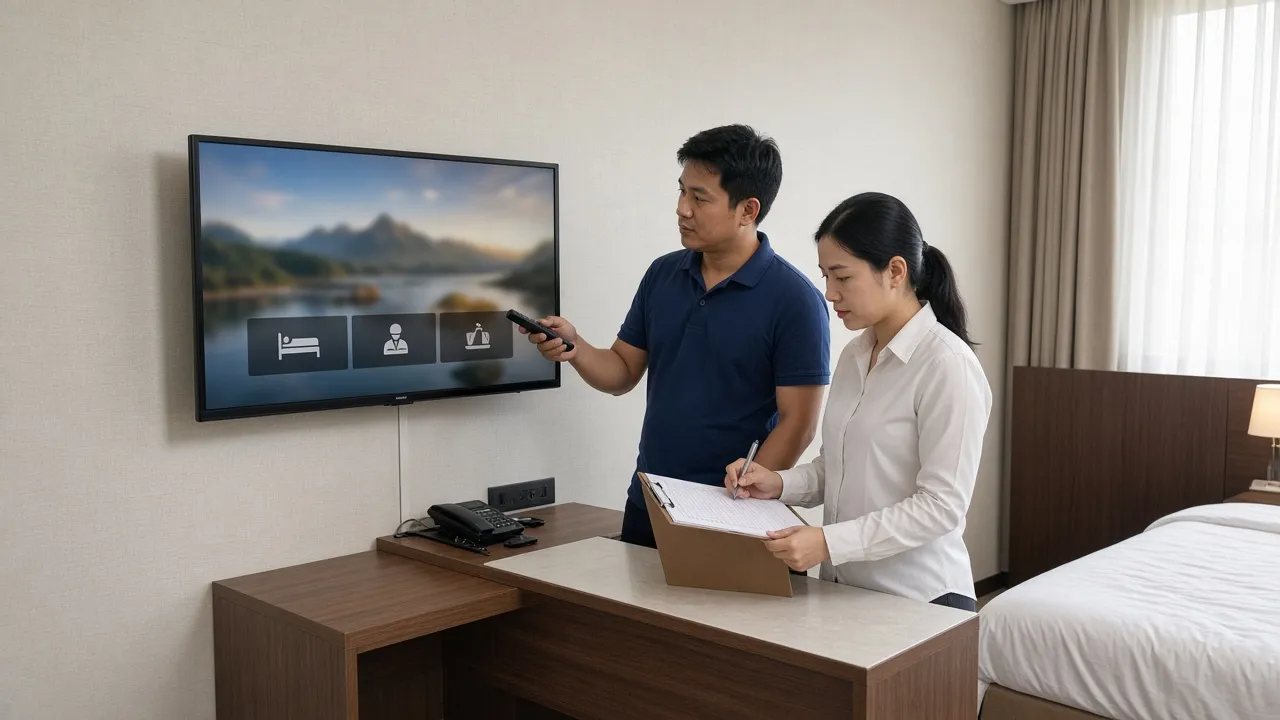Quy trình triển khai IPTV khách sạn: khảo sát đến bàn giao