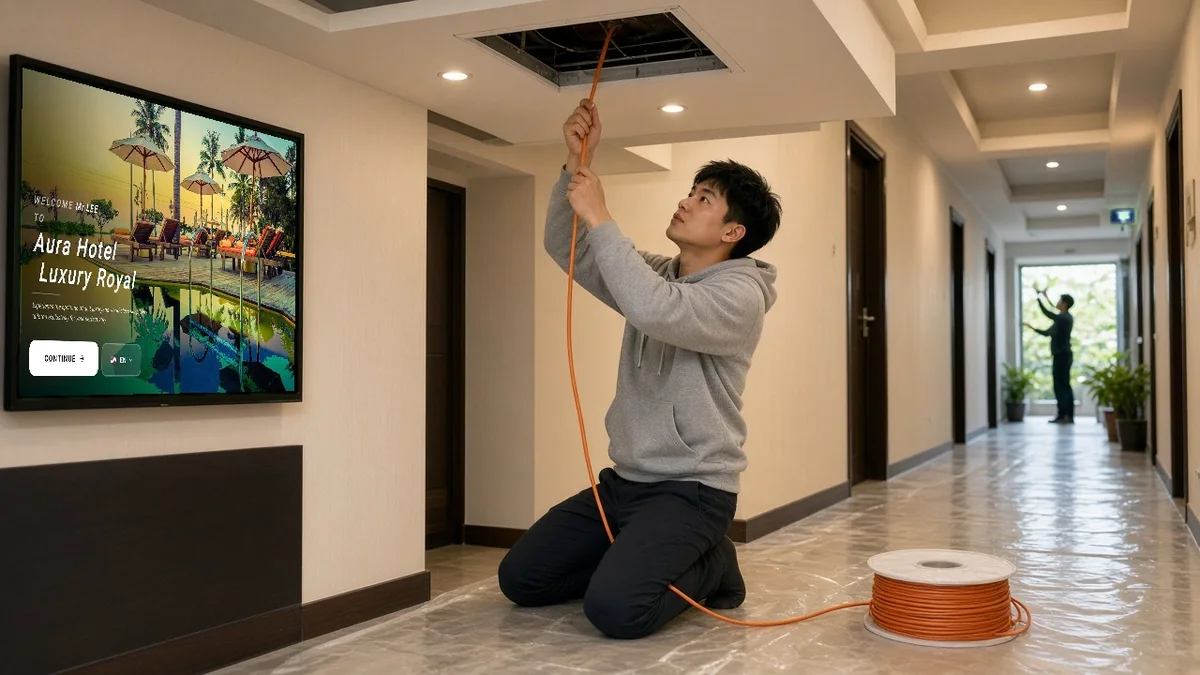 Thi công hạ tầng mạng, WiFi khách sạn trọn gói