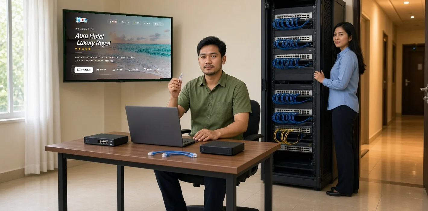 Thiết kế hạ tầng mạng LAN cho hệ thống IPTV khách sạn