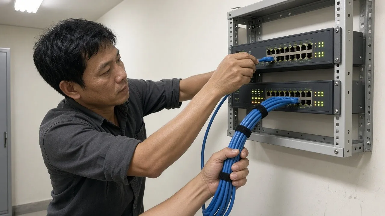 Thiết kế hạ tầng mạng LAN cho hệ thống IPTV khách sạn