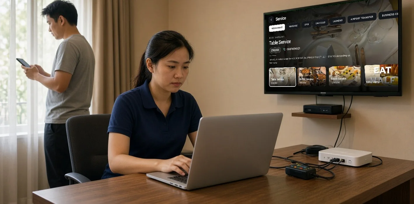 Tích hợp Hotel TV với Wi-Fi khách sạn yếu: Mẹo cho IT