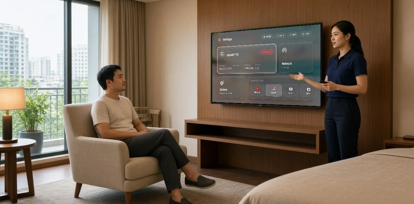Tính Năng Nổi Bật Của Hotel TV Hiện Đại Cho Khách Sạn
