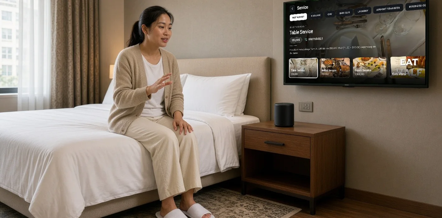 Trợ Lý Ảo & AI Voice Cho Khách Sạn