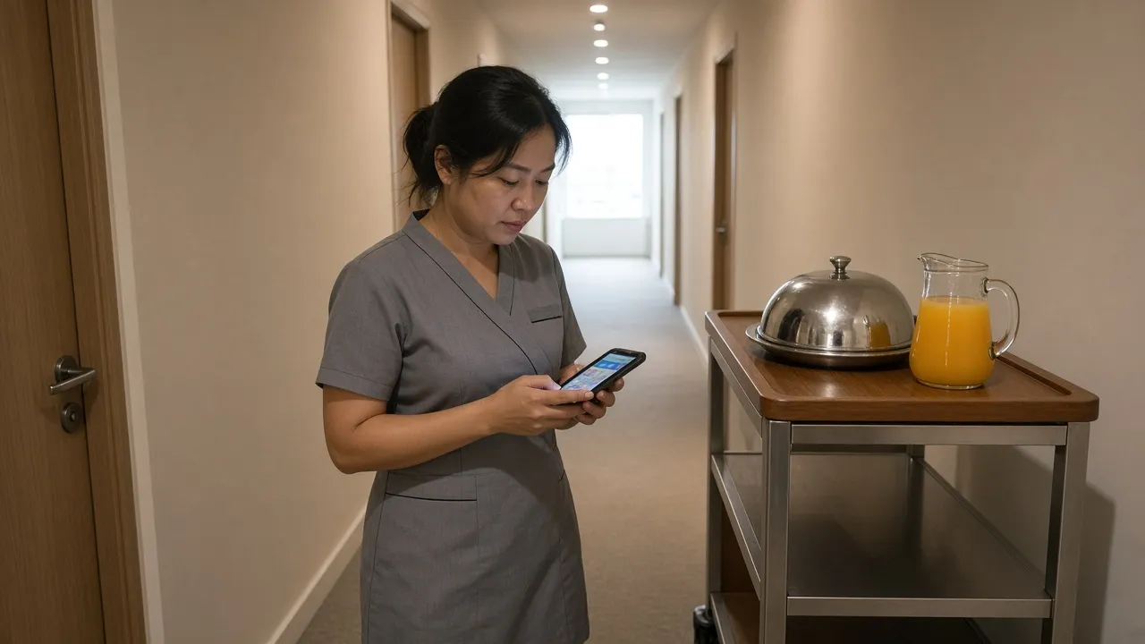 Tự động hóa trong dịch vụ phòng