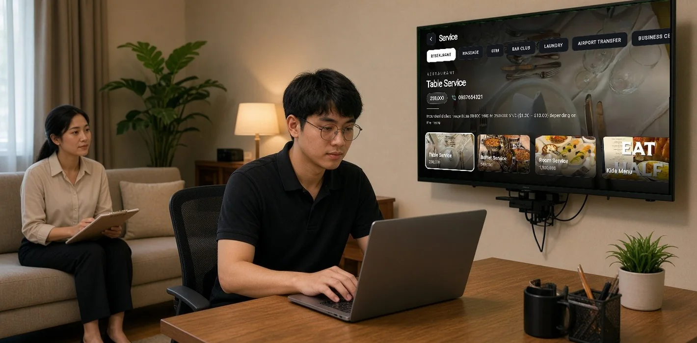 Tùy chỉnh nội dung truyền hình theo yêu cầu khách sạn