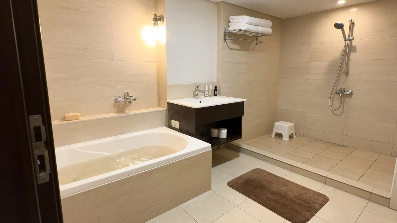 khách Hàn Quốc có thói quen tắm rửa kỹ càng mỗi ngày