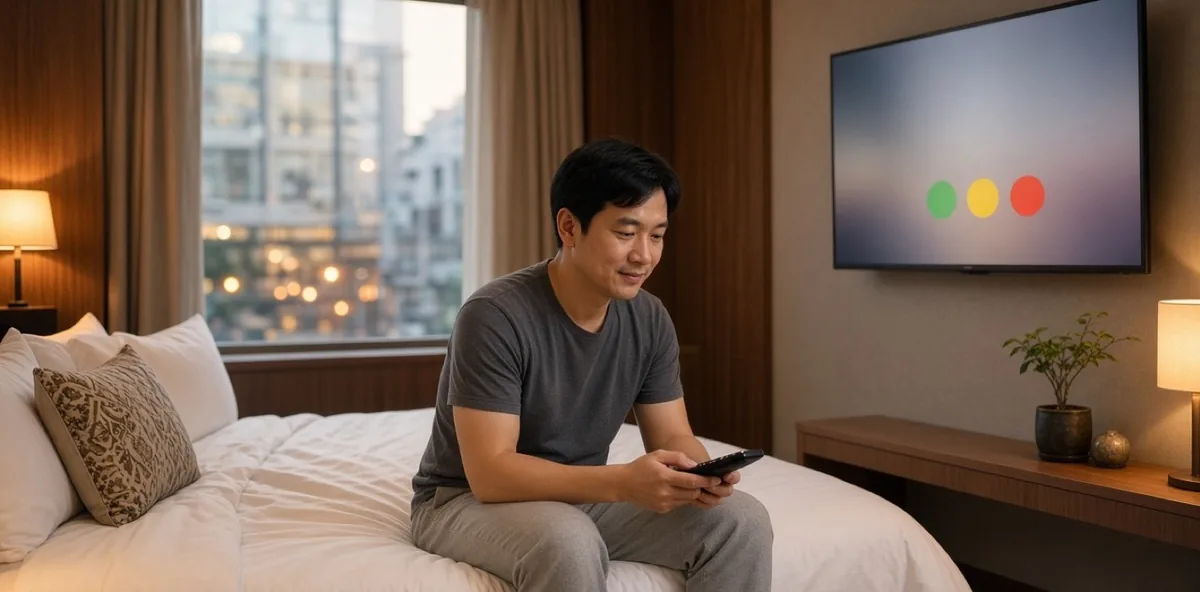 Khách đánh giá dịch vụ khách sạn ngay trên Smart TV trong phòng